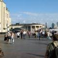 Утром на привокзальной площади Киева