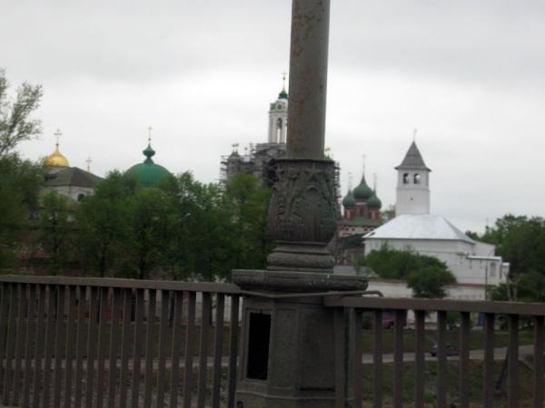 Ярославль, ограда старого моста через Волгу